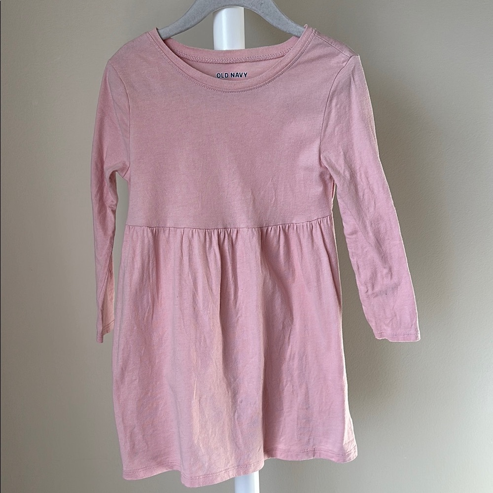 Old Navy Pink Long Sleeve Dress 3T